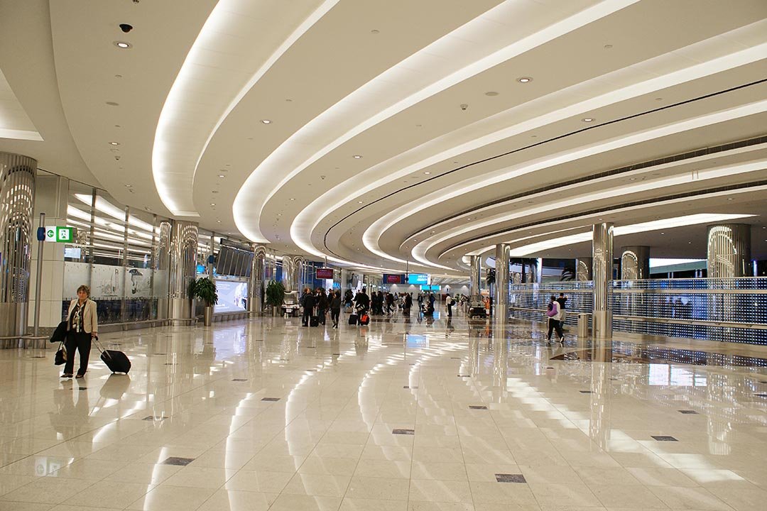 Itaúnas aplicado en Aeropuerto de Dubai